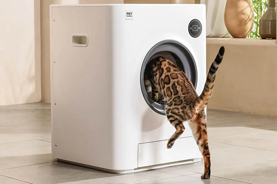 litter box with tray